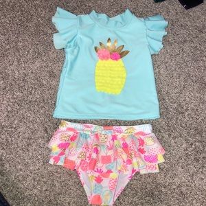 Toddler 2 piece worn once! 4T top 3T bottom!